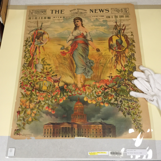 The Rocky Mountain News at the Denver Public Library Denver Public